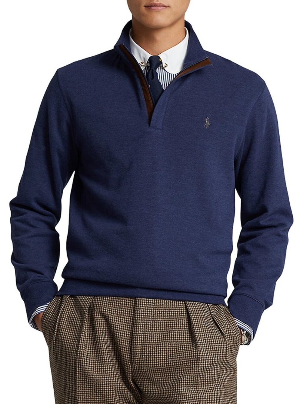 Polo Ralph Lauren Luxury Jersey Quarter-Zip Pullover